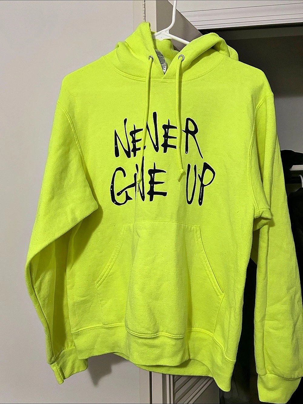 Neon Green Graphic Hoodie